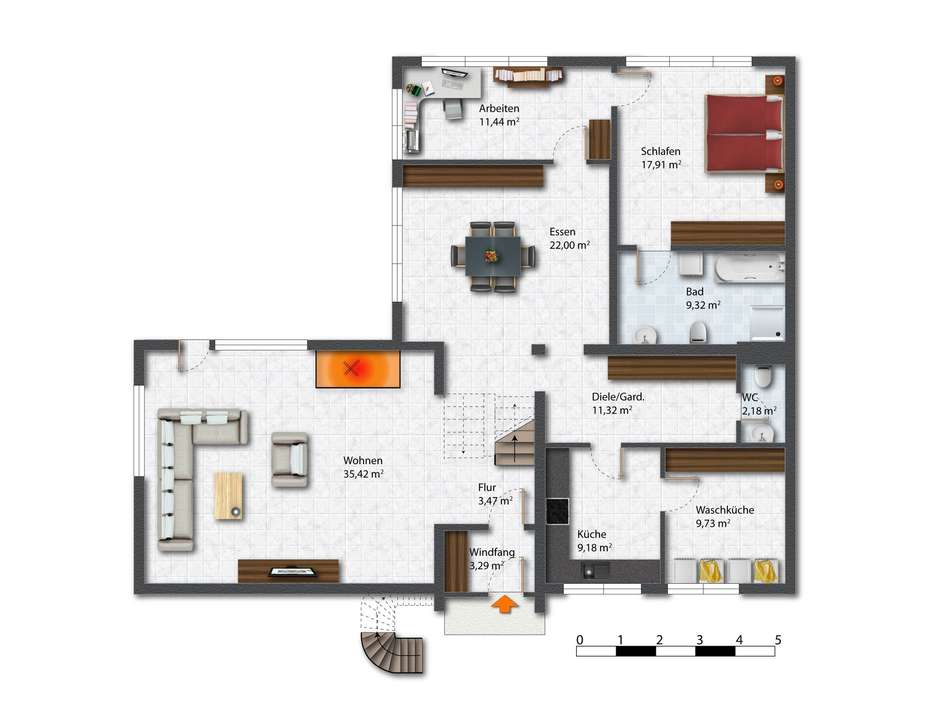 Grundriss Erdgeschoss und Ober