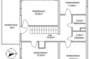 Klimatisierte 6-Zimmer Penthouse Wohnung mit Dachterrasse – Jenaer Straße 8, 38444 Westhagen, Wolfsburg – Vorschaubild 20