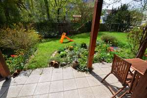 Komf. 3-Zi-Whg. (Wfl.130 m²) +Einbaukü., off. Kamin, Südterr.Garten Rgbg. inn.Westen nä. Herzogpark