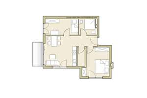Wohnensemble "Schönauer Weg" 3 Zimmer-Balkonwohnung - Whg 7 – Schönauer Weg 10, 81825 Waldtrudering, München – Vorschaubild 5