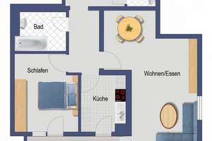 Schöner Wohnen in Pegnitznähe - 2-Zimmer Wohnung mit großem Balkon an der Großweidenmühle – Die vollständige Adresse der Immobilie erhältst du vom Anbieter., 90429 St. Johannis, Nürnberg – Vorschaubild 11
