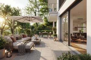 Wohnen am Lorettoberg: Maisonettewohnung mit Garten, Terrasse und Balkon – 79100 Unterwiehre-Süd, Freiburg im Breisgau – Vorschaubild 2
