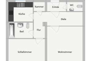 exquisite 2-Zimmerwohnung am Stadtpark – 23568 Sankt Gertrud, Lübeck – Vorschaubild 5
