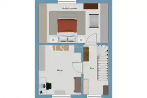 Modernisiertes Reihenmittelhaus mit Garten und zwei Garagen – auf städtischem Erbpachtgrundstück – Recklinghausen (Kreis) – Vorschaubild 22
