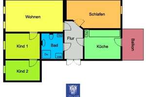 Bezaubernde Familienwohnung mit Balkon! – Die vollständige Adresse der Immobilie erhältst du vom Anbieter., 4746 Hartha – Vorschaubild 4