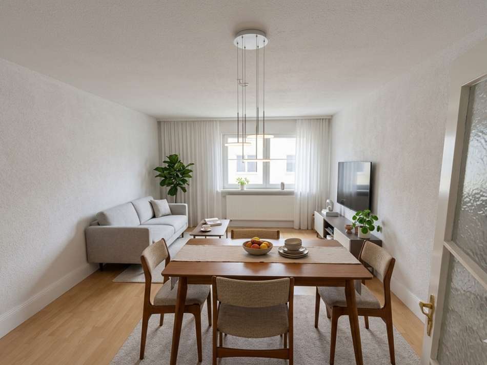 Wohnzimmer (Einrichtung mit KI