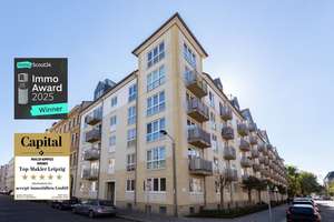 Sonnige 2-Zimmer-Wohnung in der Südvorstadt | Einbauküche | Parkett | Tiefgarage | Aufzug