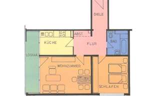 Große 2-Zimmer-Wohnung mit Loggia – 34132 Oberzwehren, Kassel – Vorschaubild 2
