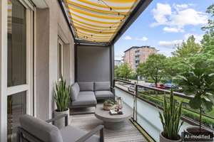 Raum zum Atmen: 4-Zimmer Maisonette-Wohnung im grünen Münchner Norden, Milbertshofen – Die vollständige Adresse der Immobilie erhältst du vom Anbieter., 80937 Am Hart, München – Vorschaubild 4