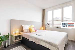 Willkommen am Puls der Hansestadt: Vollmöbliertes 2-Zimmer-Apartment mit EBK, BALKON, ALL-IN-MIET... – Schultzweg 7, 20097 Hammerbrook, Hamburg – Vorschaubild 6