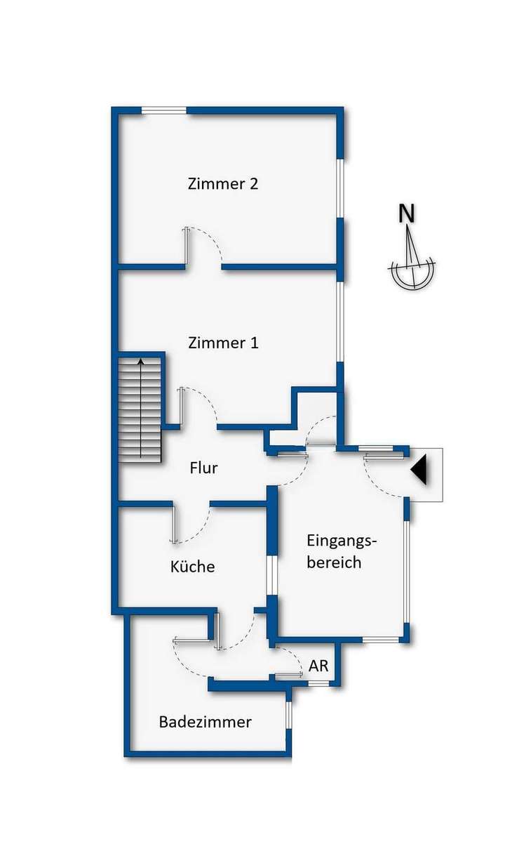 Grundrissskizze Erdgeschoss