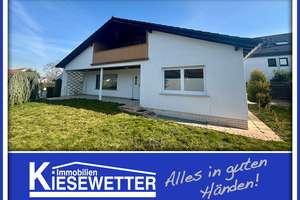 Nierstein: Unterkellerter Bungalow mit Garten und Garage in ruhiger Anliegerstrasse (360° Rundgang) – Die vollständige Adresse der Immobilie erhältst du vom Anbieter., 55283 Nierstein – Vorschaubild 1