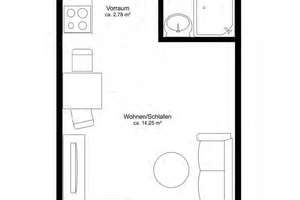 frisch saniert, voll möbliertes Apartment in super Lage! Neues Bad + Einbauküche – Kirchseeoner Straße 1, 81669 Ramersdorf, München – Vorschaubild 8