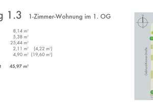 Bezugsfreies Apartment zum Semesterbeginn! Dachterrasse & Küche – 79111 Sankt Georgen-Nord, Freiburg im Breisgau – Vorschaubild 14