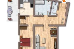 Kapitalanlage in Dresden-Naußlitz- 2-Raum-Wohnung - TOP renoviert - Spitzen Zustand – Pietzschstraße 13, 1159 Naußlitz, Dresden – Vorschaubild 16