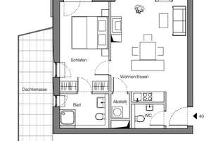HAMBURG BEIM ALSTERLAUF - 2-Zimmer Wohnung mit sonniger Dachterrasse, Bad mit Fenster und Gäste-WC – Die vollständige Adresse der Immobilie erhältst du vom Anbieter., 22297 Alsterdorf, Hamburg – Vorschaubild 7