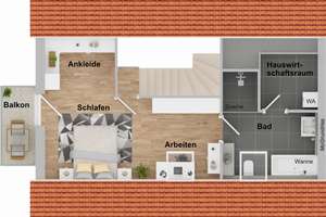 Im Zentrum von Neu-Ulm/Pfuhl neuwertige exklusive 2-Zi.-Maisonette mit Aufzug, EBK, 2 Balkone + TG – Die vollständige Adresse der Immobilie erhältst du vom Anbieter., 89233 Neu-Ulm – Vorschaubild 20