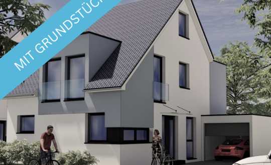 Neubau DHH mit Keller, A+, KfW 40, PV Anlage, Fußbodenheizung,  mit Grundstück zum Festpreis!