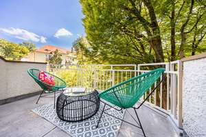 Möbliertes Wohnen in Bestlage Herzogpark: Ruhig gelegene 2-Zi-Dachgeschosswohnung mit Dachterrasse! – 81679 Herzogpark, München – Vorschaubild 8