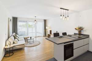 Moderne 2-Zimmer-Erstbezug mit großzügigem Südbalkon in attraktiver Lage von Fürth – Die vollständige Adresse der Immobilie erhältst du vom Anbieter., 90763 Südliche Südstadt, Fürth – Vorschaubild 2