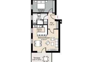 2 Zimmer-Erdgeschosswohnung mit hochwertiger Ausstattung und Einbauküche – Die vollständige Adresse der Immobilie erhältst du vom Anbieter., 85356 Freising – Vorschaubild 8