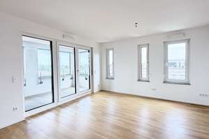 Exklusive 4-Zi.-Wohnung im Zollhafen: mit zwei Bädern, Markenküche und Wintergarten – An den Grachten 11, 55120 Neustadt, Mainz – Vorschaubild 2
