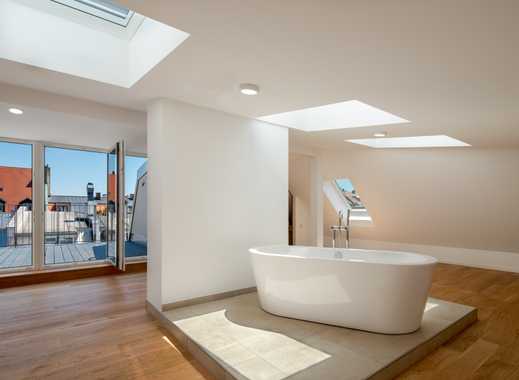 MAIER - Erstbezug!  Penthouse mit Aufzug, Dachterrasse und EBK am Elisabethmarkt!
