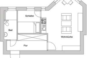 Charmante Altbauwohnung nahe Ku’damm – möbliert & kurzfristig verfügbar – Hohenzollerndamm 4, 10717 Wilmersdorf, Berlin – Vorschaubild 2