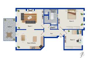 Penthouse in Winterhude - Alsternah und Exklusiv – Die vollständige Adresse der Immobilie erhältst du vom Anbieter., 22301 Winterhude, Hamburg – Vorschaubild 16