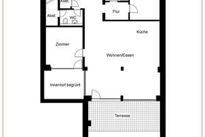 Sanierte, barrierearme Erdgeschosswohnung mit 40 qm Terrasse und hohen Räumen – Die vollständige Adresse der Immobilie erhältst du vom Anbieter., 76133 Weststadt, Karlsruhe – Vorschaubild 6