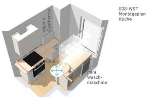 Helle 2 Zimmer-Wohnung mit neuer Einbauküche 
* Sonnen-Balkon * WG-geeignet * 
34 qm Nutzfläche – 23554 Sankt Lorenz Nord, Lübeck – Vorschaubild 8