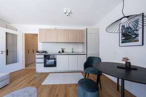 Stilvolles ausgestattetes 1-Zimmer-City-Apartment mit Balkon und moderner EBK – Die vollständige Adresse der Immobilie erhältst du vom Anbieter., 81671 Echarding, München – Vorschaubild 5