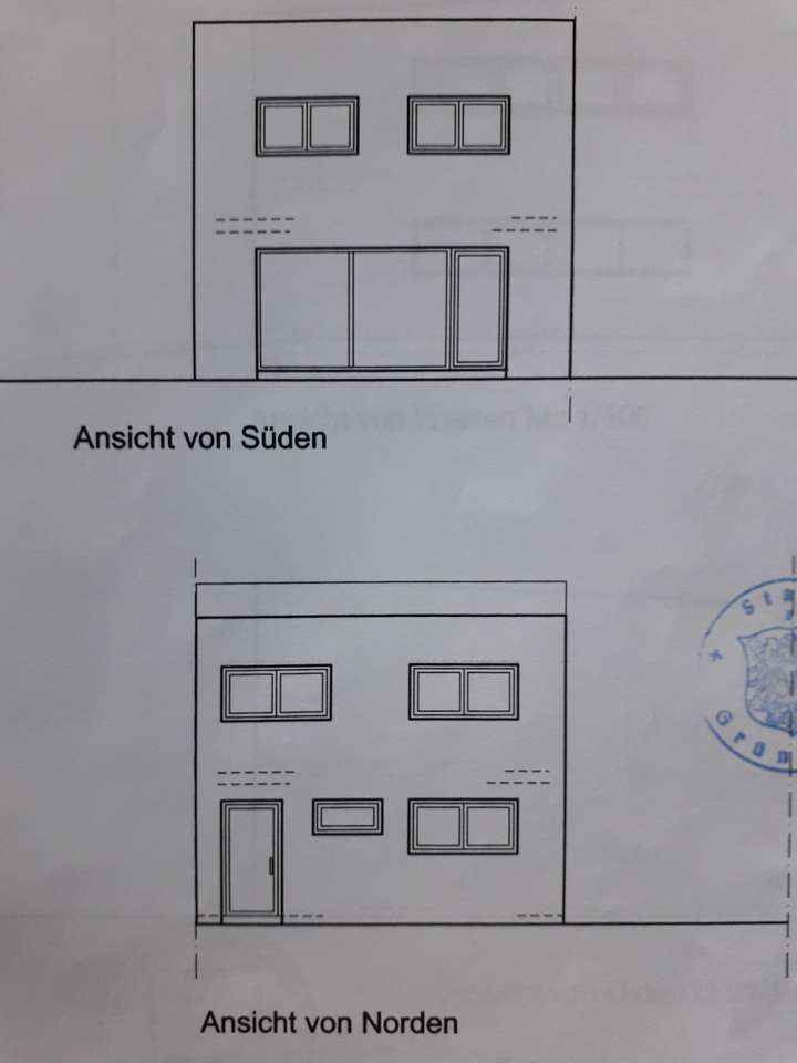 Hausansicht vorne und hinten
