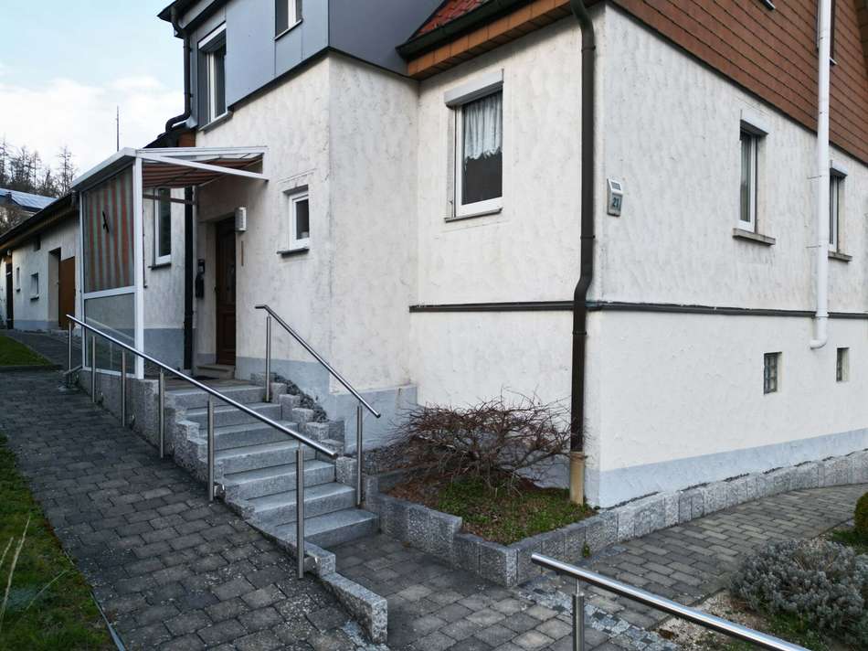 Eingang: Der Zugang ist geordn