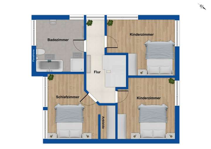 Grundriss Obergeschoss