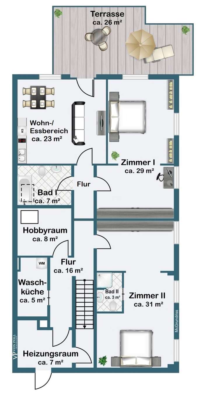 Erdgeschoss - Variante