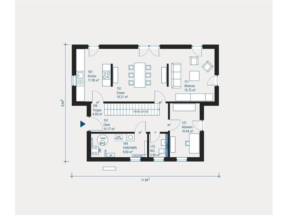 Moderner Wohnkomfort kompakt