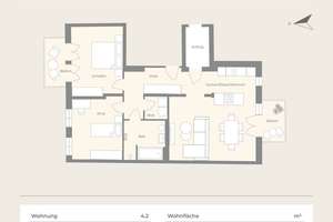 Neubauwohnung: 3-Zimmer-Wohntraum über den Dächern Pasings
* stilvoll & lichtdurchflutet * – Landsberger Strasse 519, 81241 Pasing, München – Vorschaubild 4