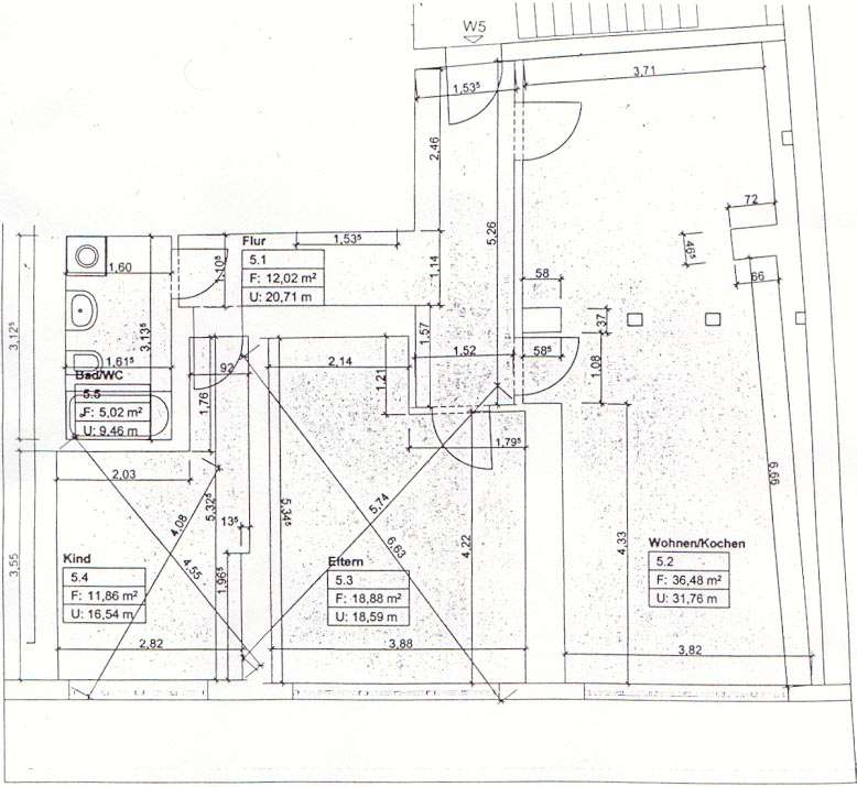 Grundriss Dachgeschoss Straßen