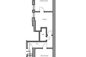 Helle frisch renovierte 2-Zi Wohnung in der Rosenpforte im Hochparterre zu vermieten! – Die vollständige Adresse der Immobilie erhältst du vom Anbieter., 23552 Innenstadt, Lübeck – Vorschaubild 2