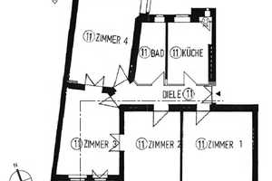 Langfristig vermietete 4-Zimmer Altbauwohnung am Landwehrkanal als Kapitalanlage – Paul-Lincke-Ufer 38, 10999 Berlin – Vorschaubild 10