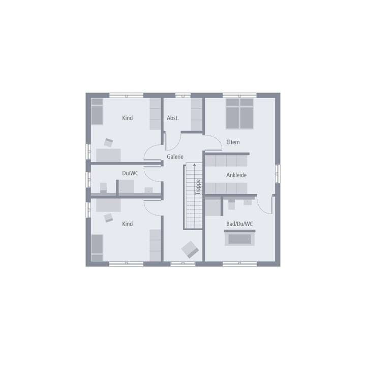 Grundriss Obergeschoss