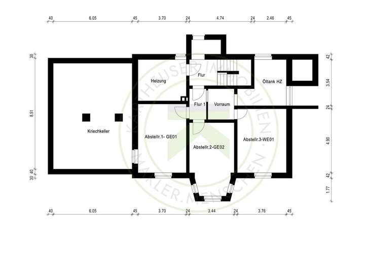 Grundriss - Kellergeschoss