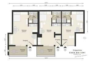 City-Loft mit Terrasse in gemütlichem Hof - A+ – Die vollständige Adresse der Immobilie erhältst du vom Anbieter., 65183 Westend / Bleichstraße, Wiesbaden – Vorschaubild 13