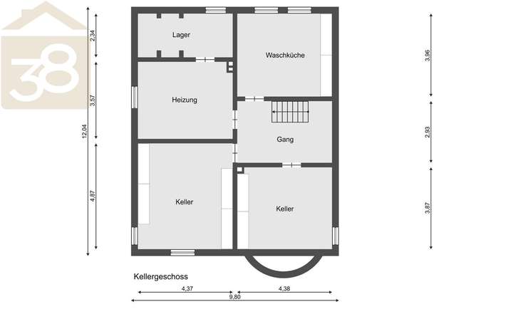 Grundriss Kellergeschoss
