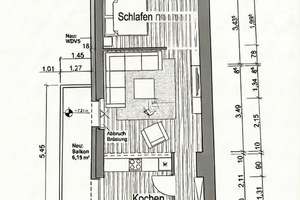 saniert & cosy möbliert,  1,5 Zi + Balkon  K-Bayenthal – Koblenzer Str. 81, 50968 Bayenthal, Köln – Vorschaubild 8
