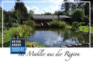 Wohnhaus-Bungalow auf 2400 m² Grundstück mit Schwimmteich und Nebengelass – Kiefernweg 6, 14797 Potsdam-Mittelmark (Kreis) – Vorschaubild 1