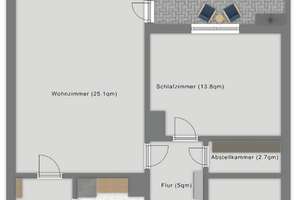 Gepflegte 3-Zimmer-Wohnung in Düsseldorf Rath mit Sonnenbalkon – 40470 Rath, Düsseldorf – Vorschaubild 14