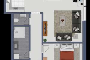 Erstbezug nach Sanierung im Skylight Tower mit atemberaubendem Skylineblick, Concierge & Tiefgarage – Stephanstraße 18, 60313 Innenstadt, Frankfurt am Main – Vorschaubild 23