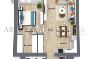 Kapitalanlage am Hohbergsee – gepflegte 2-Zimmer-Wohnung mit Balkon, Aufzug & Stellplatz – Die vollständige Adresse der Immobilie erhältst du vom Anbieter., 77933 Lahr/Schwarzwald – Vorschaubild 2